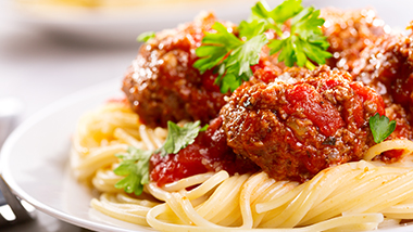 All You Can Eat Spaghetti and Meatballs at the Skyline Terrace at Hollywood Casino at Charles Town Races.